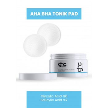 AHA BHA Tonik Pad %6 Glycolic Acid , %2 Salicylic Acid