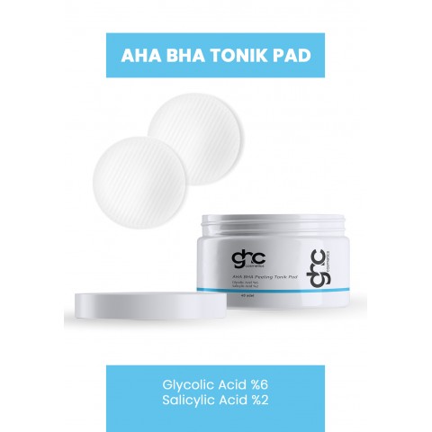 AHA BHA Tonik Pad %6 Glycolic Acid , %2 Salicylic Acid