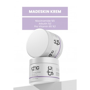 Madeskin Krem Niacinamide %5 ,Arbutin %2, Pro Vitamin B5 %2 K1